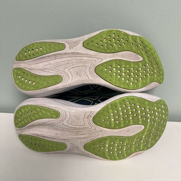 Asics Womens Gel Nimbus 25 Green Teal Running Shoes Sneakers Size 7.5 - Picture 8 of 11